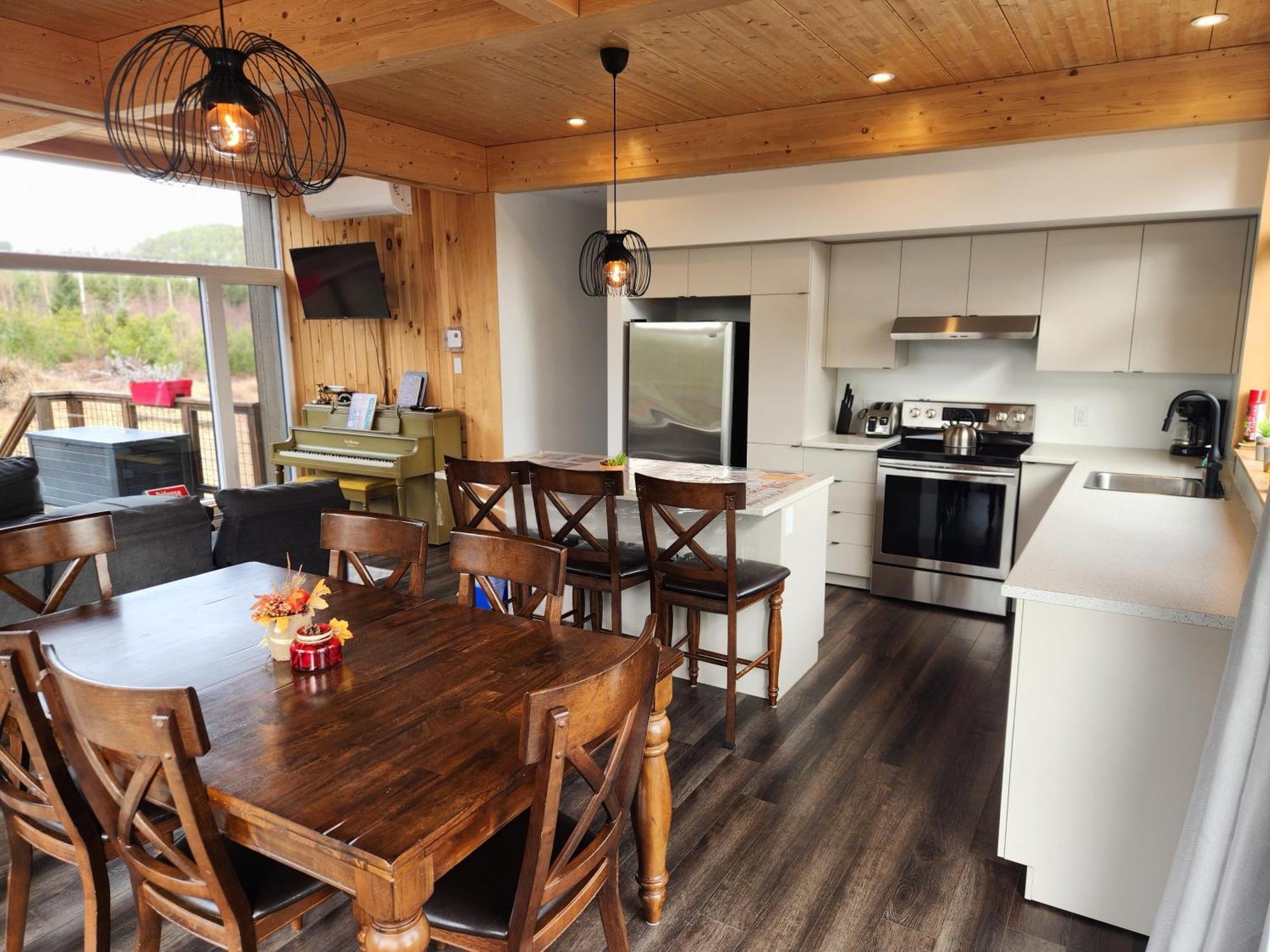Les Chalets Double K # 2 Saint-Alexis-des-Monts Exterior foto